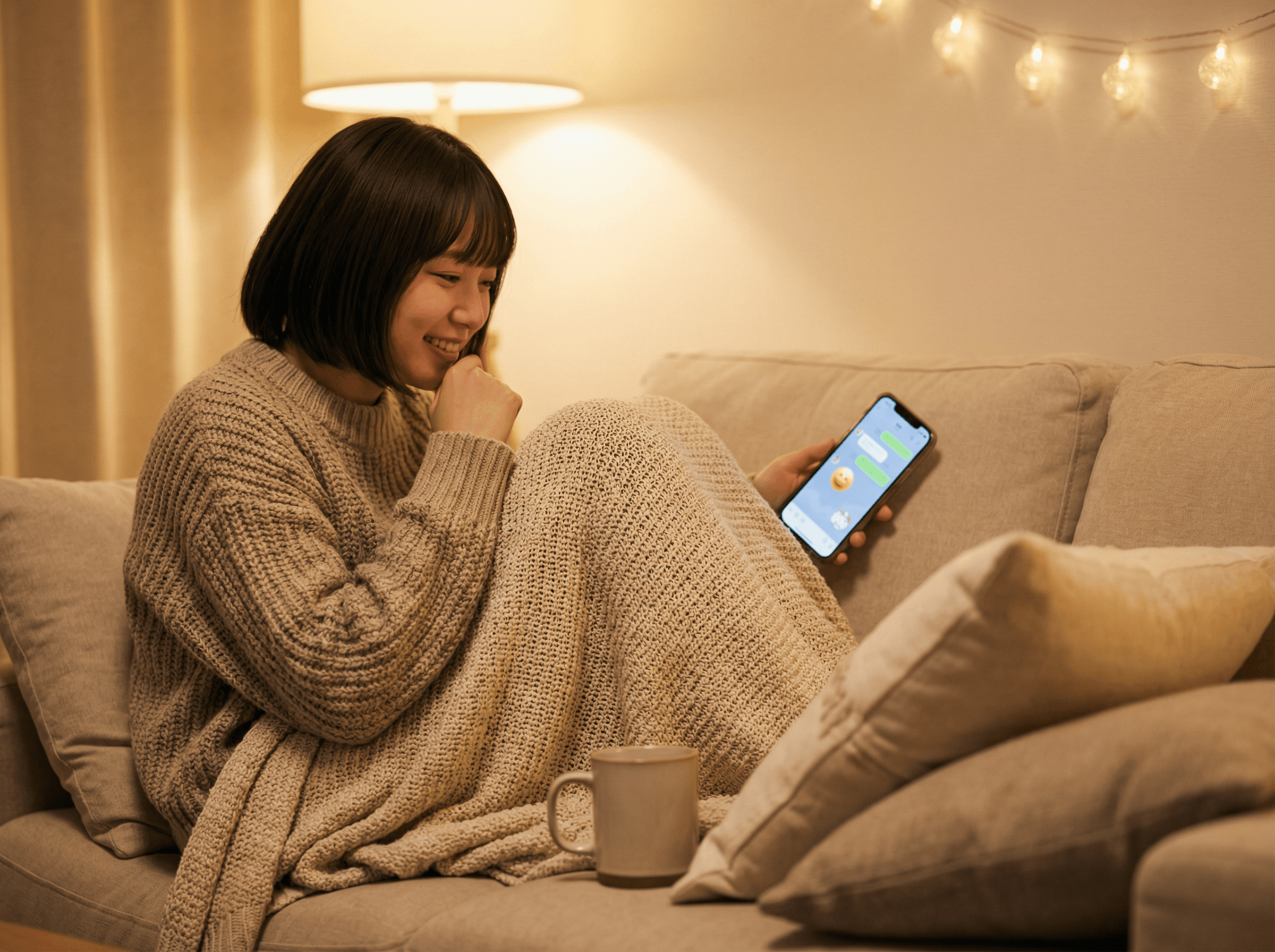公式LINEのトーク画面のイメージ